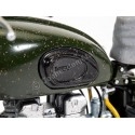 Cochesdemetal.es 1962 Triumph TR6 Trophy "La Gran Evasión - Steve McQueen" Verde Sucio 1:12 Corgi CC08501