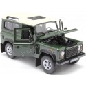 Cochesdemetal.es 2010 Land Rover Defender 90 TDI VERDE MILITAT 1:24 Welly 22498