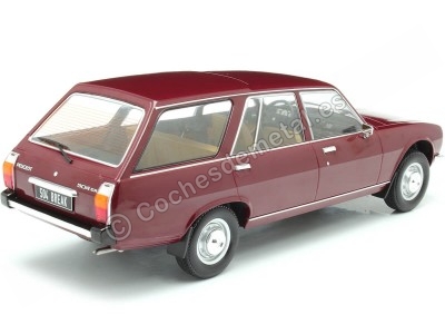 Cochesdemetal.es 1976 Peugeot 504 Break Granate 1:18 MC Group 18357 2