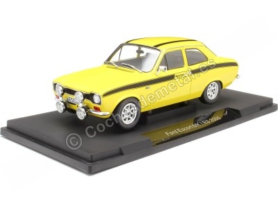 Cochesdemetal.es 1973 Ford Escort MK I RS 2000 Mexico Amarillo/Negro 1:18 MC Group 18387