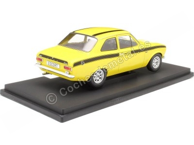 Cochesdemetal.es 1973 Ford Escort MK I RS 2000 Mexico Amarillo/Negro 1:18 MC Group 18387 2