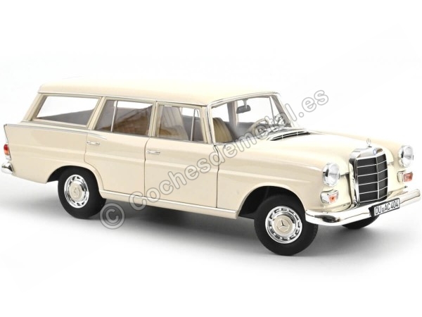 Cochesdemetal.es 1966 Mercedes-Benz 200 Universal (W110) Beige 1:18 Norev HQ 183709