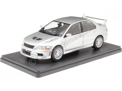 Cochesdemetal.es 2001 Mitsubishi Lancer Evolution VII Plateado 1:24 WhiteBox 124204-O