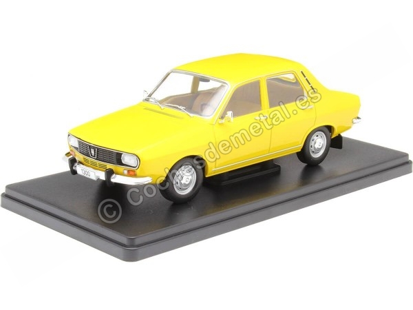 Cochesdemetal.es 1969 Dacia 1300 Amarillo 1:24 WhiteBox 124207