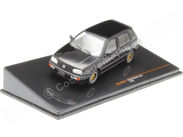Cochesdemetal.es 1993 Volkswagen Golf III Custom Negro 1:43 IXO Models CLC525N.22