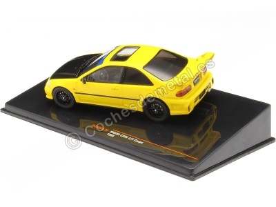 Cochesdemetal.es 1995 Honda Civic EJ1 Coupe Custom Amarillo/Negro 1:43 IXO Models CLC528N.22 2