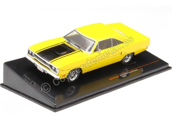 Cochesdemetal.es 1970 Plymouyh Road Runer Amarillo 1:43 IXO Models CLC531N.22