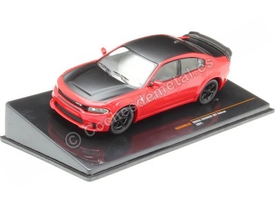 Cochesdemetal.es 2021 Dodge Charger SRT Hellcat Rojo/Negro 1:43 IXO Models CLC534N.22