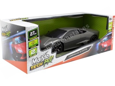 Cochesdemetal.es 2008 Lamborghini Reventon Gris Radio Control 1:24 Maisto Tech R/C 31384F