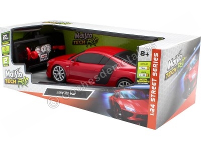 Cochesdemetal.es 2016 Audi R8 V10 Rojo Radio Control 1:24 Maisto Tech R/C 31384D 2