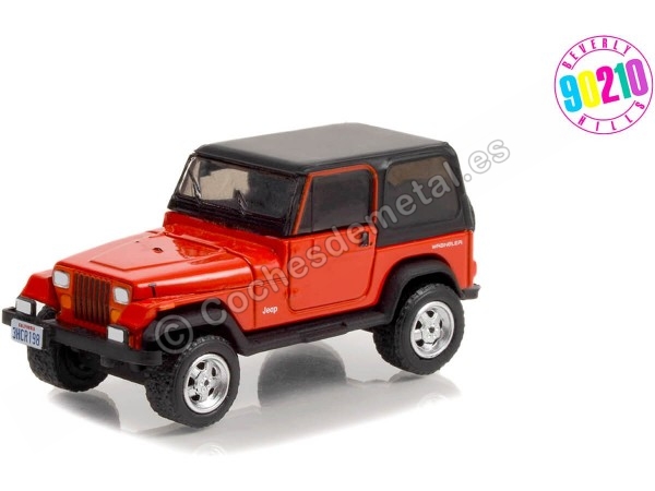 Cochesdemetal.es 1994 Jeep Wrangler "Beverly Hills 90210, Hollywood Series 37" 1:64 Greenlight 44970B