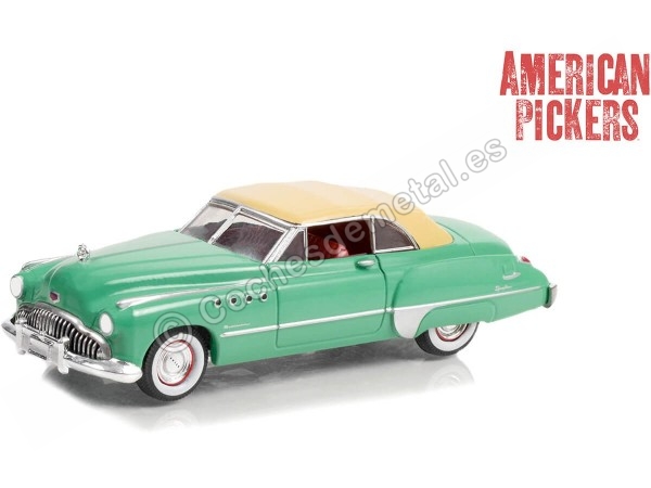 Cochesdemetal.es 1949 Buick Roadmaster Convertible "American Pickers, Hollywood Series 37" 1:64 Greenlight 44970D