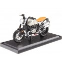 Cochesdemetal.es 2018 BMW R NineT Scrambler Plateada/Naranja 1:18 Maisto 39300