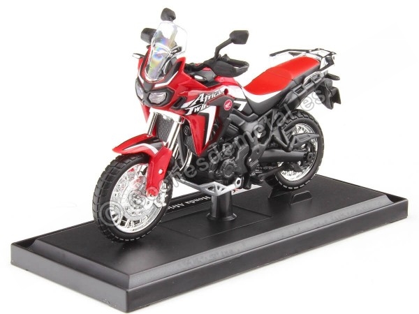Cochesdemetal.es 2021 Honda Africa Twin DCT Roja/Blanca/Negra 1:18 Maisto 39300