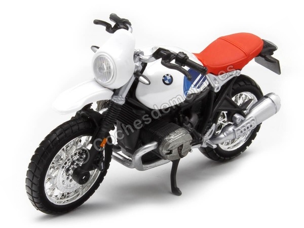 Cochesdemetal.es 2019 BMW R NineT Urban GS Blanca/Azul 1:18 Bburago 51000