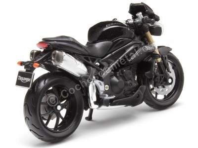 Cochesdemetal.es 2019 Triumph Speed Triple Negra 1:18 Bburago 51000 2