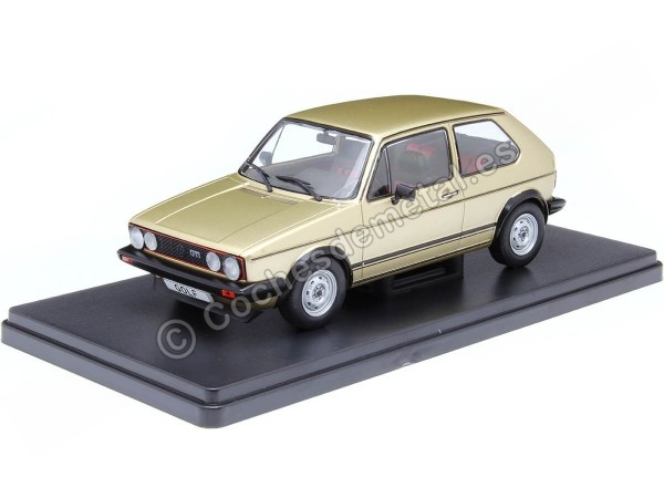 Cochesdemetal.es 1976 Volkswagen Golf 1 GTI Dorado 1:24 WhiteBox 124113