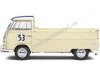 Cochesdemetal.es 1950 Volkswagen VW T1 Pick-Up "Racer Nº53 Herbie" Crema 1:18 Solido S1806708