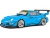 Cochesdemetal.es 2018 Porsche 911 (993) RWB Rauh-Welt Body-Kit Shingen Azul Miami 1:18 Solido S1808501