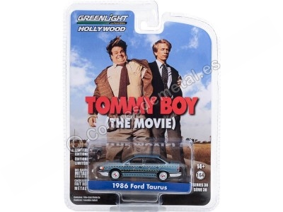Cochesdemetal.es 1986 Ford Taurus Tommy Boy "Hollywood Series 38" 1:64 Greenlight 44980A 2