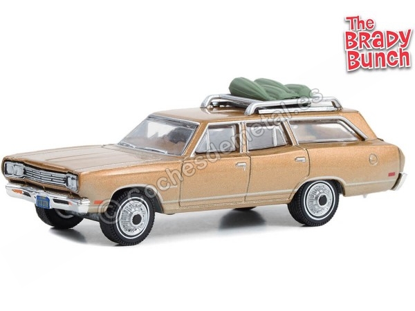 Cochesdemetal.es 1969 Plymouth Satellite Station Wagon "The Brady Bunch, Hollywood Series 39" 1:64 Greenlight 44990A