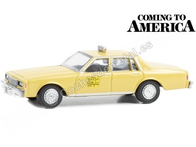Cochesdemetal.es 1981 Chevrolet Impala Taxi "Hollywood Series 39" 1:64 Greenlight 44990C