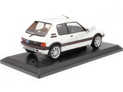 Cochesdemetal.es 1989 Peugeot 205 GTi 1.9 Blanco Meije 1:18 Norev 184842 2