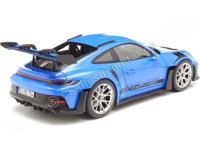 Cochesdemetal.es 2022 Porsche 911 GT3 RS Azul Tiburón 1:18 Norev HQ 187358 2