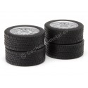 Cochesdemetal.es Set 4 Ruedas BMW 3 série / Alpine B6 (E30) 1:18 KK-échelle KKDCACC019