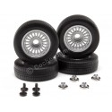 Carsdemetal.es Set 4 roues BMW E21 Silver 1:18 KK-SCALE KKDCACC012