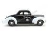 1939 Ford Deluxe State Police Negro-Blanco 1:18 Maisto 31366 Cochesdemetal 7 - Coches de Metal 