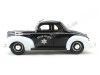 1939 Ford Deluxe State Police Negro-Blanco 1:18 Maisto 31366 Cochesdemetal 8 - Coches de Metal 