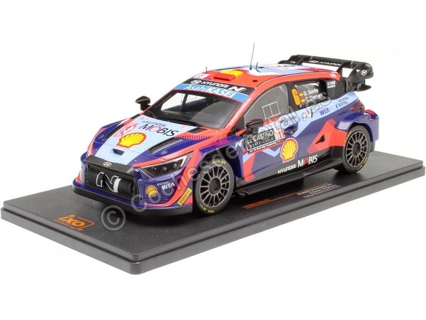 Cochesdemetal.es 2023 Hyundai i20 N Rally1 Nº6 Dani Sordo/C.Carrera Rallye Monte Carlo 1:18 IXO Models 18RMC153B