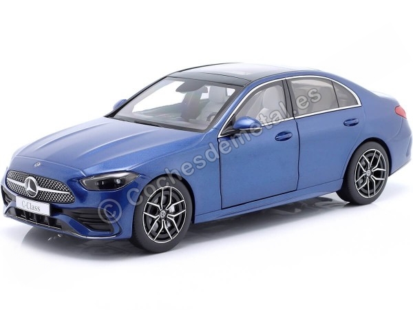 Cochesdemetal.es 2021 Mercedes-Benz Clase-C (W206) Azul Espectral Metalizado 118 Dealer Edition B66961048