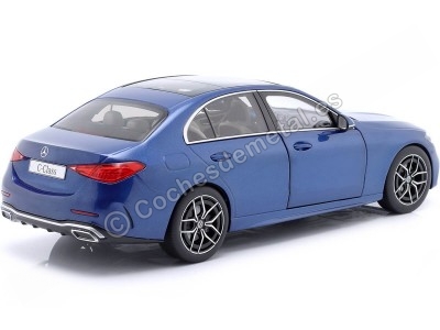 Cochesdemetal.es 2021 Mercedes-Benz Clase-C (W206) Azul Espectral Metalizado 1:18 Dealer Edition B66961048 2