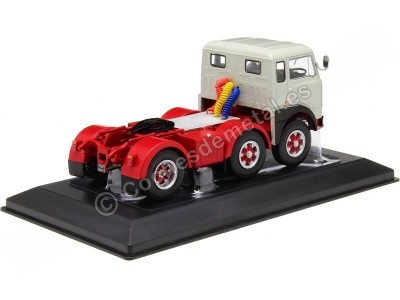 Cochesdemetal.es 1961 Cabeza Tractora Fiat 690 T1 Gris/Rojo 1:43 IXO Models TR176.22 2