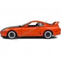 Cochesdemetal.es 1993 Toyota Supra MK4 (A80) Streetfighter Targa Naranja / Negro 1:18 SOLODO S1807605