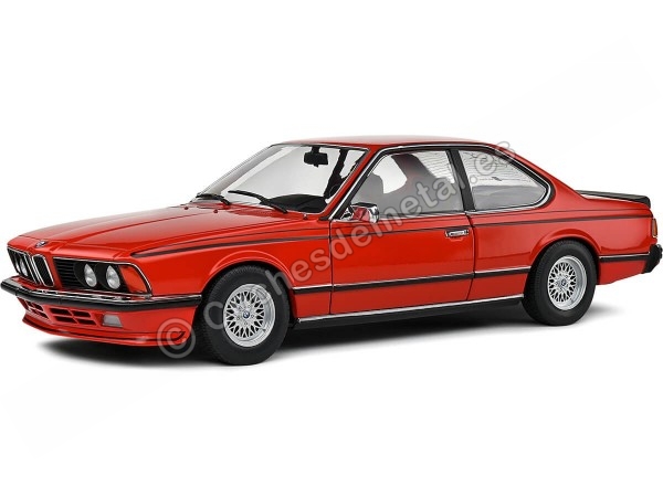 Cochesdemetal.es 1984 BMW 635 CSI (E24) Coupe Rojo Henna 1:18 Solido S1810301