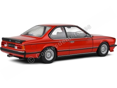 Cochesdemetal.es 1984 BMW 635 CSI (E24) Coupe Rojo Henna 1:18 Solido S1810301 2