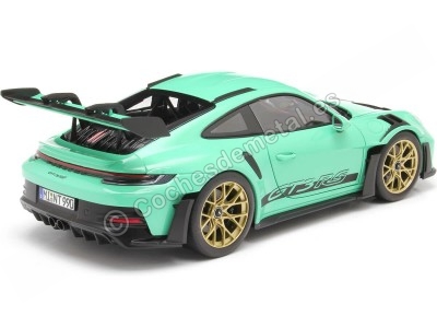 Cochesdemetal.es 2022 Porsche 911 GT3 RS Verde Menta 1:18 Norev 187362 2
