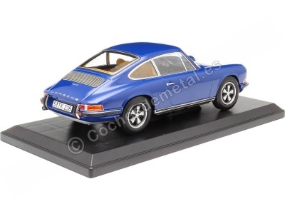 Cochesdemetal.es 1969 Porsche 911 S Coupe Azul Marino 1:18 Norev 187647 2