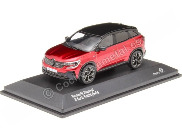 Cochesdemetal.es 2022 Renault Austral E-Tech Full Hybrid Alpine Rojo Bicapa 1:43 Solido S4305203