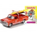 Cochesdemetal.es 1968 Chevrolet C-10 Lifeguard on Duty "Garbage Pail Kids Series 4" 1:64 Greenlight 54070C