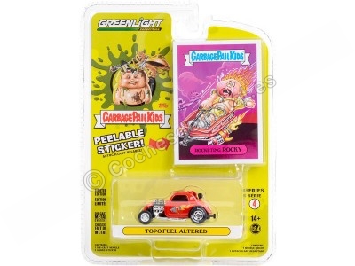 Cochesdemetal.es 1970 Topo Fuel Altered "Garbage Pail Kids Series 4" 1:64 Greenlight 54070E 2