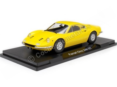 Cochesdemetal.es 1969 Ferrari Dino 246 GT Giallo 1:18 MC Group 18168