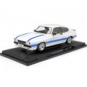 Cochesdemetal.es 1975 Ford Capri MK2 X-Pack Blanco/Azul 1:18 MC Group 18347