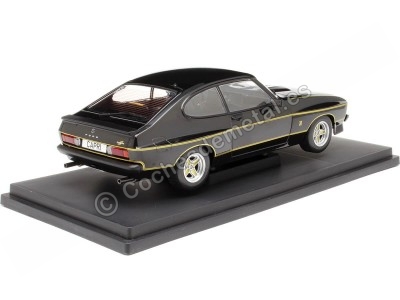 Cochesdemetal.es 1975 Ford Capri MK2 X-Pack Negro/Dorado 1:18 MC Group 18348 2