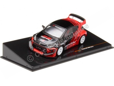 Cochesdemetal.es 2022 Toyota Pandem GR Yaris Advan Negro/Rojo 1:43 IXO Models MOC328.22