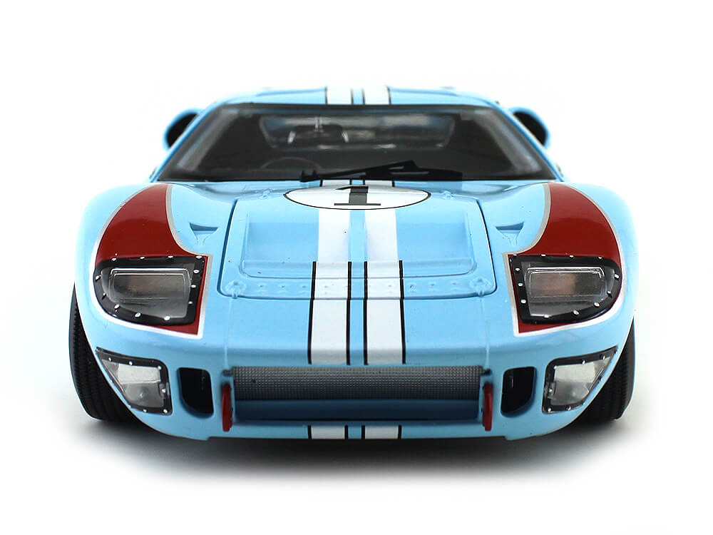 1966 Ford GT40 Mark II Nº1 Miles/Hulme 24h LeMans Azul 1:18 Shelby 