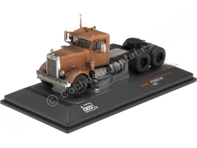 Cochesdemetal.es 1955 Cabeza Tractora Peterbilt 281 Versión Oxidado Marrón 1:64 IXO Models 64TR002